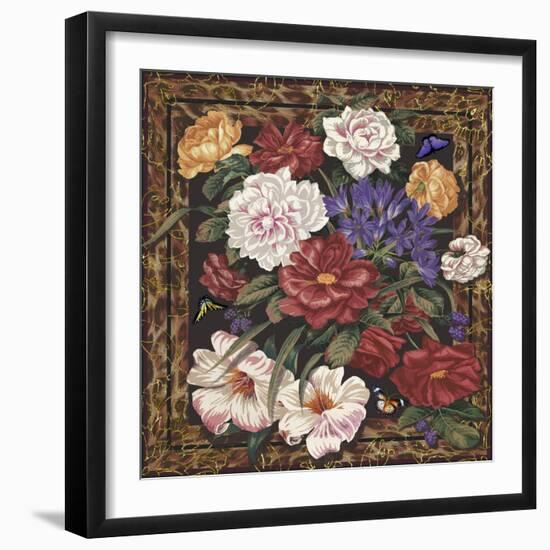 Dolce Vita Leopard Floral-Bill Jackson-Framed Giclee Print