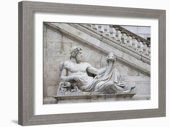 Dolce Vita Rome Collection - Ancient Roman Statue III-Philippe Hugonnard-Framed Photographic Print