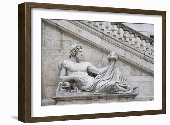 Dolce Vita Rome Collection - Ancient Roman Statue III-Philippe Hugonnard-Framed Photographic Print