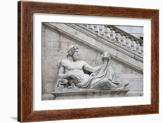 Dolce Vita Rome Collection - Ancient Roman Statue III-Philippe Hugonnard-Framed Photographic Print