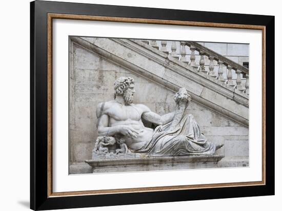 Dolce Vita Rome Collection - Ancient Roman Statue III-Philippe Hugonnard-Framed Photographic Print