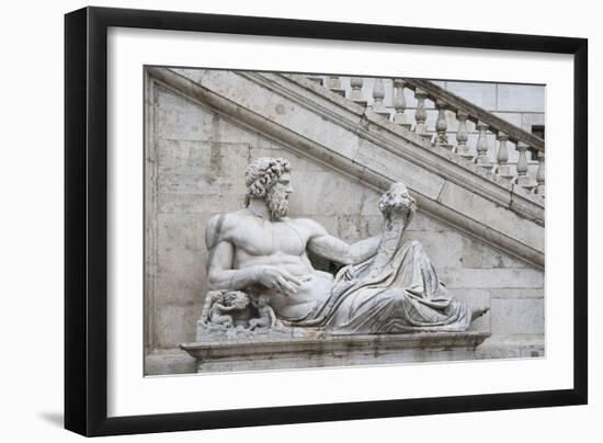 Dolce Vita Rome Collection - Ancient Roman Statue III-Philippe Hugonnard-Framed Photographic Print