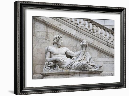 Dolce Vita Rome Collection - Ancient Roman Statue III-Philippe Hugonnard-Framed Photographic Print