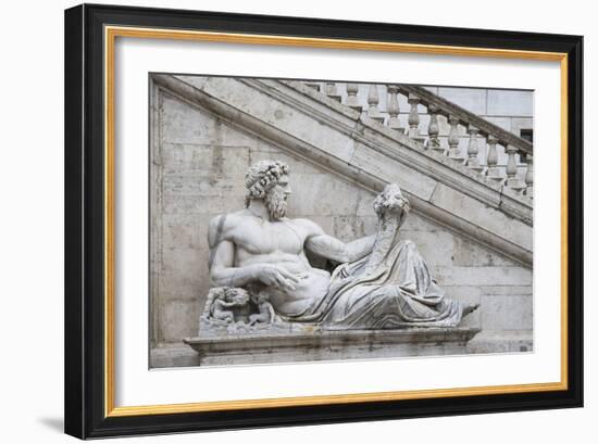 Dolce Vita Rome Collection - Ancient Roman Statue III-Philippe Hugonnard-Framed Photographic Print