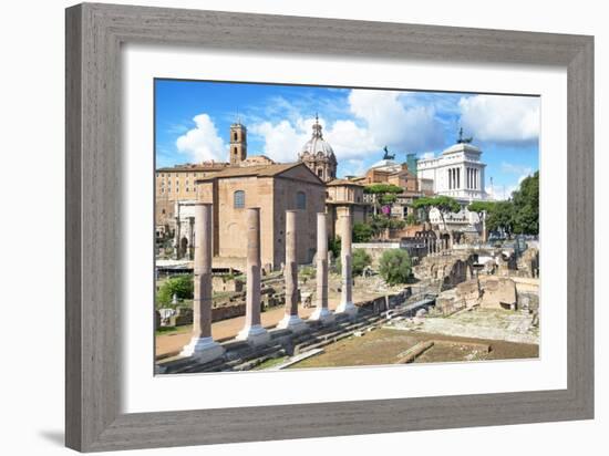 Dolce Vita Rome Collection - Antique Ruins Rome III-Philippe Hugonnard-Framed Photographic Print