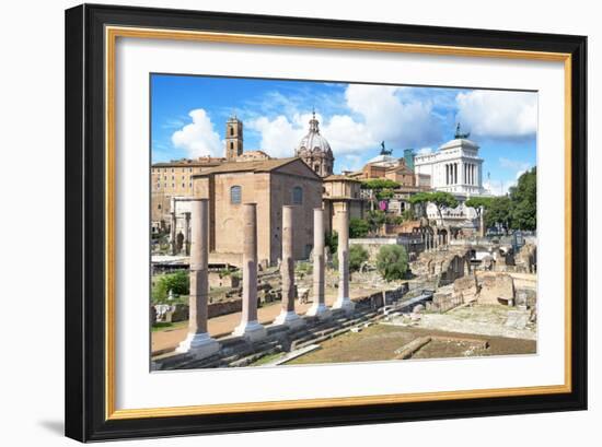 Dolce Vita Rome Collection - Antique Ruins Rome III-Philippe Hugonnard-Framed Photographic Print