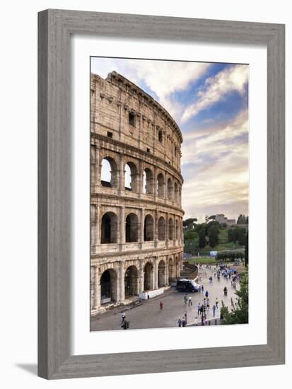 Dolce Vita Rome Collection - Colosseum at Sunset IV-Philippe Hugonnard-Framed Photographic Print