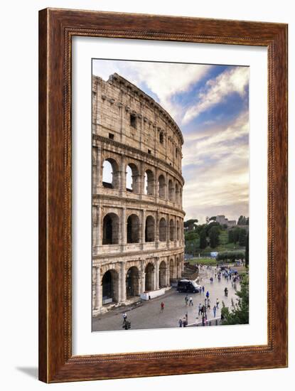 Dolce Vita Rome Collection - Colosseum at Sunset IV-Philippe Hugonnard-Framed Photographic Print