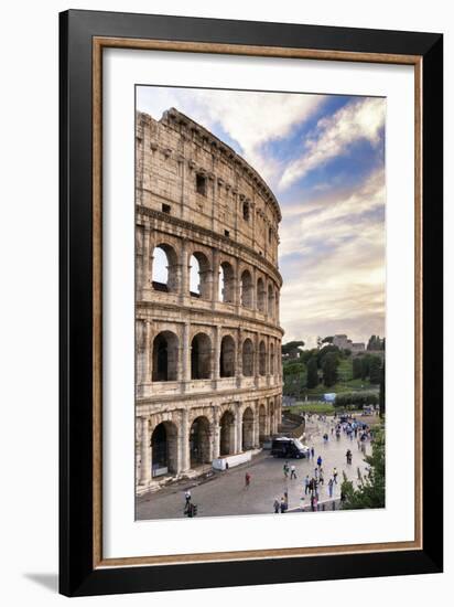 Dolce Vita Rome Collection - Colosseum at Sunset IV-Philippe Hugonnard-Framed Photographic Print