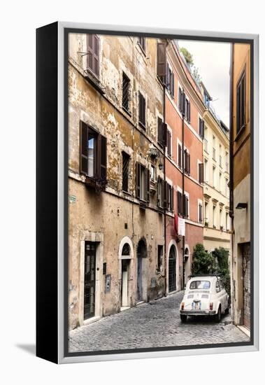 Dolce Vita Rome Collection - Fiat 500 in Rome II-Philippe Hugonnard-Framed Premier Image Canvas