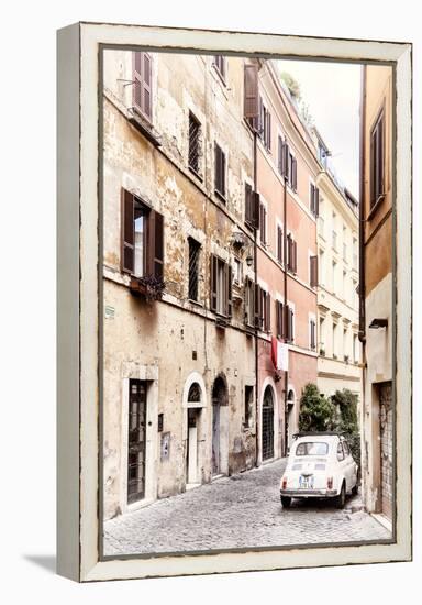 Dolce Vita Rome Collection - Fiat 500 in Rome-Philippe Hugonnard-Framed Premier Image Canvas