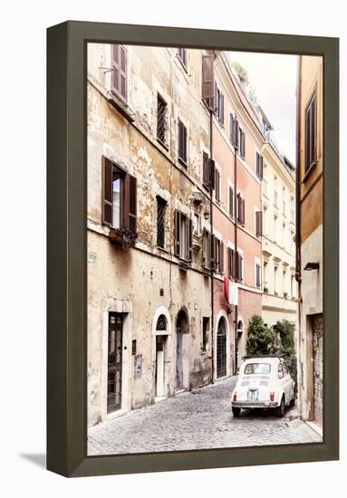 Dolce Vita Rome Collection - Fiat 500 in Rome-Philippe Hugonnard-Framed Premier Image Canvas