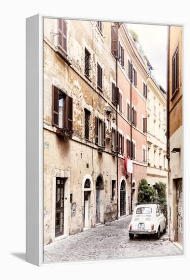 Dolce Vita Rome Collection - Fiat 500 in Rome-Philippe Hugonnard-Framed Premier Image Canvas