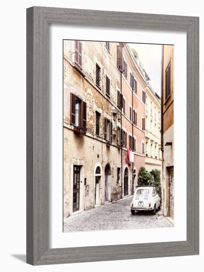 Dolce Vita Rome Collection - Fiat 500 in Rome-Philippe Hugonnard-Framed Photographic Print