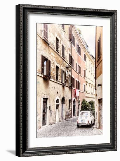 Dolce Vita Rome Collection - Fiat 500 in Rome-Philippe Hugonnard-Framed Photographic Print