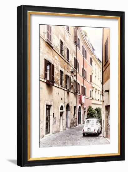 Dolce Vita Rome Collection - Fiat 500 in Rome-Philippe Hugonnard-Framed Photographic Print