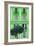 Dolce Vita Rome Collection - Green Building Facade II-Philippe Hugonnard-Framed Photographic Print