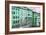 Dolce Vita Rome Collection - Italian Green Facades-Philippe Hugonnard-Framed Photographic Print