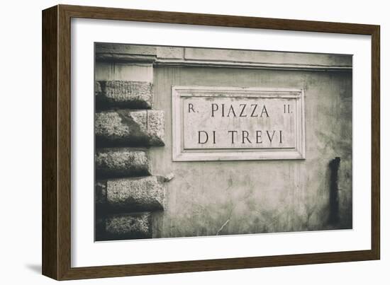 Dolce Vita Rome Collection - Piazza di Trevi II-Philippe Hugonnard-Framed Photographic Print