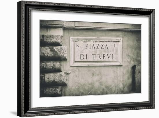 Dolce Vita Rome Collection - Piazza di Trevi II-Philippe Hugonnard-Framed Photographic Print