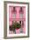 Dolce Vita Rome Collection - Pink Building Facade II-Philippe Hugonnard-Framed Photographic Print