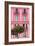 Dolce Vita Rome Collection - Pink Building Facade II-Philippe Hugonnard-Framed Photographic Print