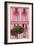 Dolce Vita Rome Collection - Pink Building Facade II-Philippe Hugonnard-Framed Photographic Print