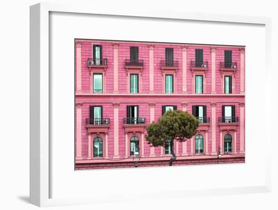 Dolce Vita Rome Collection - Pink Building Facade-Philippe Hugonnard-Framed Photographic Print