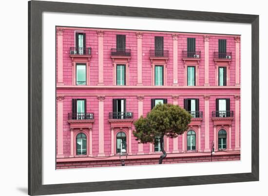 Dolce Vita Rome Collection - Pink Building Facade-Philippe Hugonnard-Framed Photographic Print