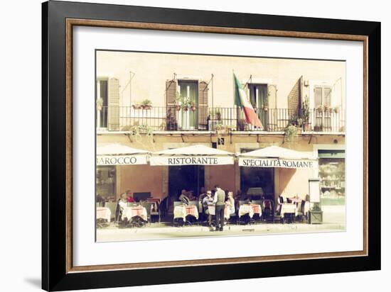 Dolce Vita Rome Collection - Ristorante II-Philippe Hugonnard-Framed Photographic Print