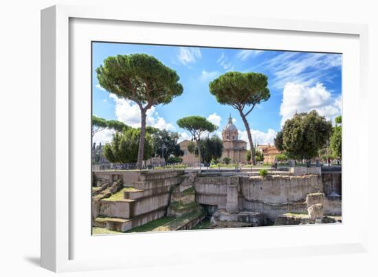 Dolce Vita Rome Collection - Roman Archaeology Columns II-Philippe Hugonnard-Framed Photographic Print