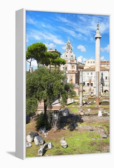 Dolce Vita Rome Collection - Roman Archaeology Columns IV-Philippe Hugonnard-Framed Premier Image Canvas