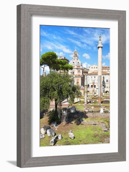 Dolce Vita Rome Collection - Roman Archaeology Columns IV-Philippe Hugonnard-Framed Photographic Print