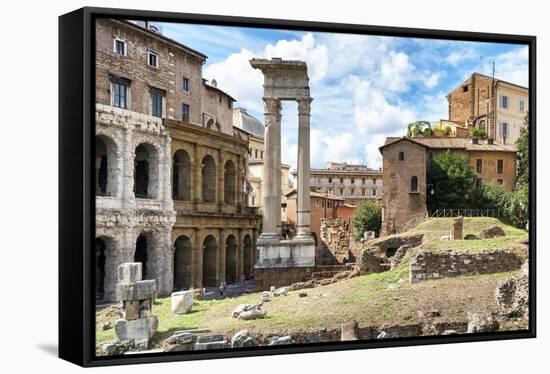 Dolce Vita Rome Collection - Roman Architecture-Philippe Hugonnard-Framed Stretched Canvas