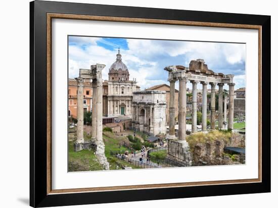 Dolce Vita Rome Collection - Roman Columns Rome II-Philippe Hugonnard-Framed Photographic Print