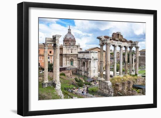 Dolce Vita Rome Collection - Roman Columns Rome II-Philippe Hugonnard-Framed Photographic Print