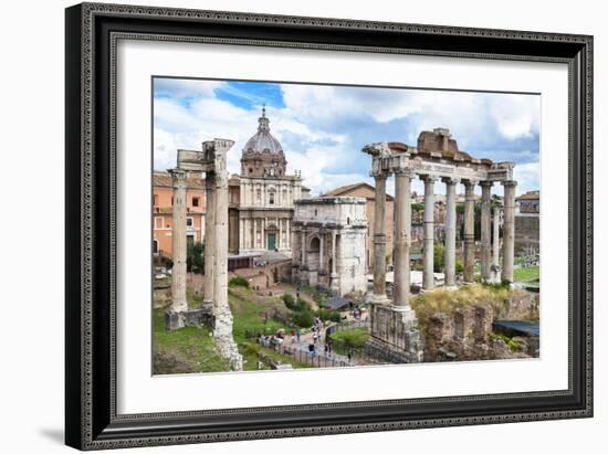 Dolce Vita Rome Collection - Roman Columns Rome II-Philippe Hugonnard-Framed Photographic Print
