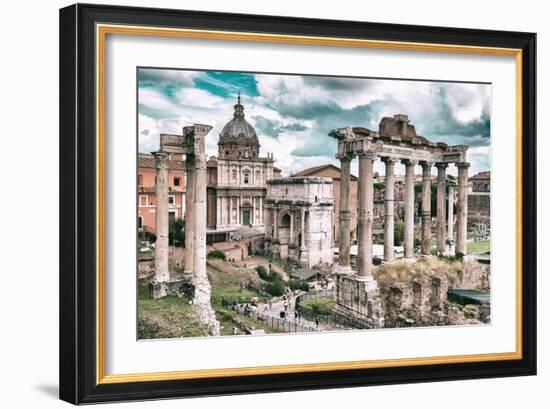 Dolce Vita Rome Collection - Roman Columns Rome III-Philippe Hugonnard-Framed Photographic Print