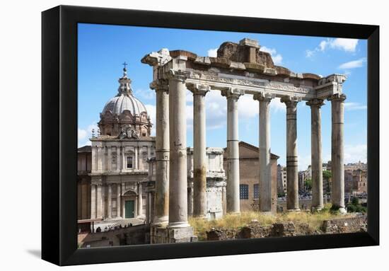 Dolce Vita Rome Collection - Roman Columns Rome-Philippe Hugonnard-Framed Premier Image Canvas