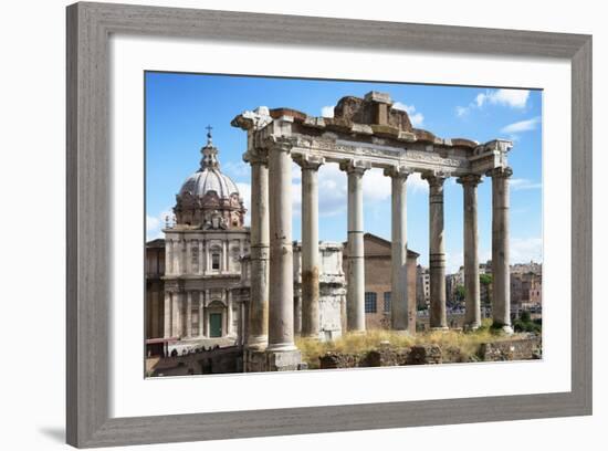 Dolce Vita Rome Collection - Roman Columns Rome-Philippe Hugonnard-Framed Photographic Print