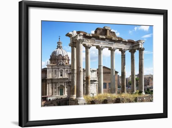 Dolce Vita Rome Collection - Roman Columns Rome-Philippe Hugonnard-Framed Photographic Print