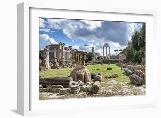 Dolce Vita Rome Collection - Roman Ruins in Rome III-Philippe Hugonnard-Framed Photographic Print