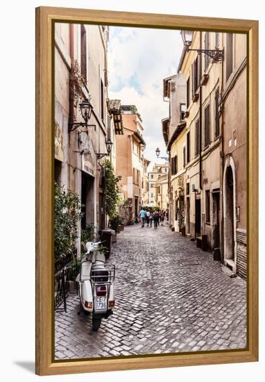 Dolce Vita Rome Collection - Scooter in street II-Philippe Hugonnard-Framed Premier Image Canvas