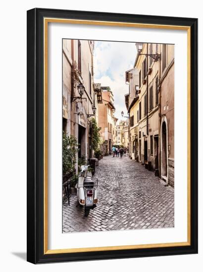 Dolce Vita Rome Collection - Scooter in street II-Philippe Hugonnard-Framed Photographic Print