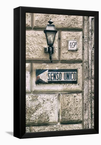 Dolce Vita Rome Collection - Senso Unico II-Philippe Hugonnard-Framed Premier Image Canvas