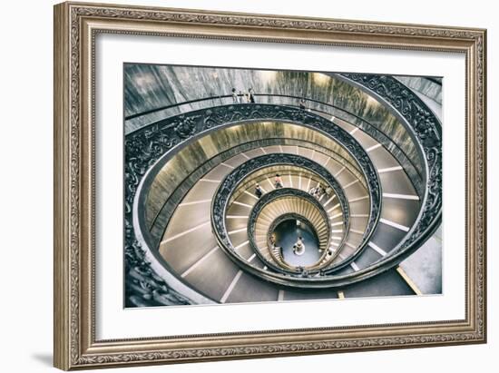 Dolce Vita Rome Collection - Spiral Staircase III-Philippe Hugonnard-Framed Photographic Print