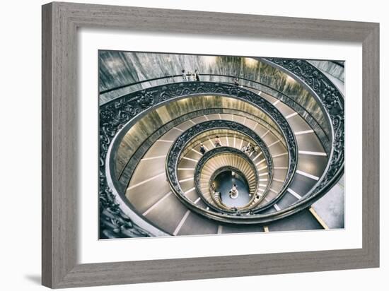 Dolce Vita Rome Collection - Spiral Staircase III-Philippe Hugonnard-Framed Photographic Print