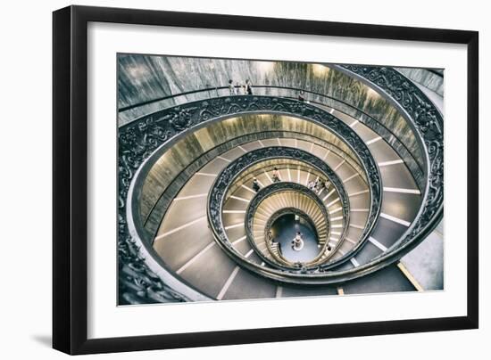 Dolce Vita Rome Collection - Spiral Staircase III-Philippe Hugonnard-Framed Photographic Print