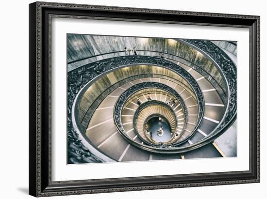 Dolce Vita Rome Collection - Spiral Staircase III-Philippe Hugonnard-Framed Photographic Print