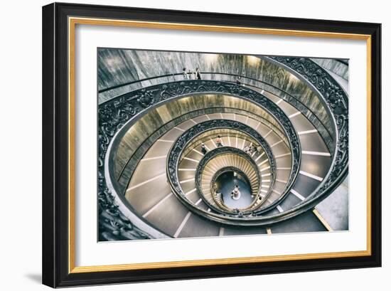 Dolce Vita Rome Collection - Spiral Staircase III-Philippe Hugonnard-Framed Photographic Print